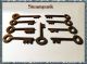 1800 ' S Antique Keys {9} Steampunk Collectibles & Wedding Supplies Keys Only Locks & Keys photo 2