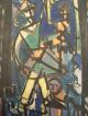 Family Allegorical Wwii Era Irving Lehman Abstract Ny Modernist Oil Painting Wpa Mid-Century Modernism photo 1