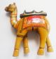 Old Vintage Hand Crafted Wooden Lacquer Painted Decorative Camel Toy India photo 2