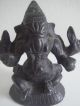 Ganesha Elephant Tibetan/indian Hindu Deity - Antique Bronze India photo 2