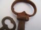 Five Rusty Antique Mortise Lock Skeleton Keys Antique Door Keys 1 Day Only Locks & Keys photo 3