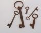 Five Rusty Antique Mortise Lock Skeleton Keys Antique Door Keys 1 Day Only Locks & Keys photo 6