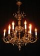 Vintage French Shabby Bronze Chic Chandelier With Cherubs Chandeliers, Fixtures, Sconces photo 4