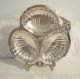 Vintage ' Baroque ' By Wallace Silverplate Art Deco 3 - Part Shell Serving Tray Platters & Trays photo 4
