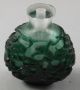 Chinese Peking Cutback Overlay Glass Snuff Bottle Trees Monkeys Snuff Bottles photo 10