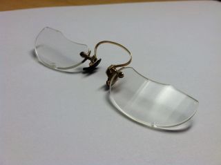 Early 1900s Antique 10k Gold Spectacles By Dachtera - photo