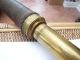 Large 29 Inch Old Vintage Antique Brass Telescope 3 Draw Other photo 4