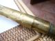 Large 29 Inch Old Vintage Antique Brass Telescope 3 Draw Other photo 5