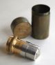Spencer Lens Co Antique Brass 2mm 90x Apochromat Objective Lens W/brass Canister Microscopes & Lab Equipment photo 2