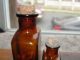 Amber Early 1900s Labeled Medicine Bottle Of Two Parke Davis Detroit Bottles Bottles & Jars photo 1