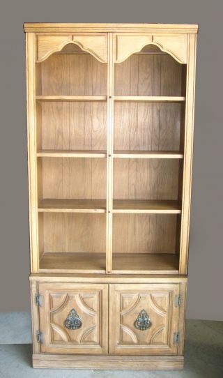 Vintage Mid Century Modern Bookcase By William Furniture Corp Boston Stack photo