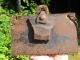 Antique & Very Primitive Wool Comb Carding Fiber Art Rusty & Hand Made Aafa Primitives photo 5