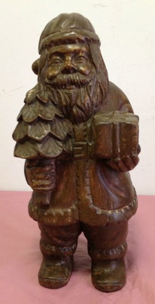 Santa Claus Papermache Mold/sculpture photo