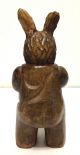 Handcarved Wood Rabbit Paper Mache Mold/sculpture Primitives photo 3