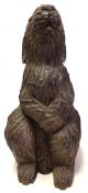Carved Wood Rabbit Paper Mache Mold Primitives photo 4