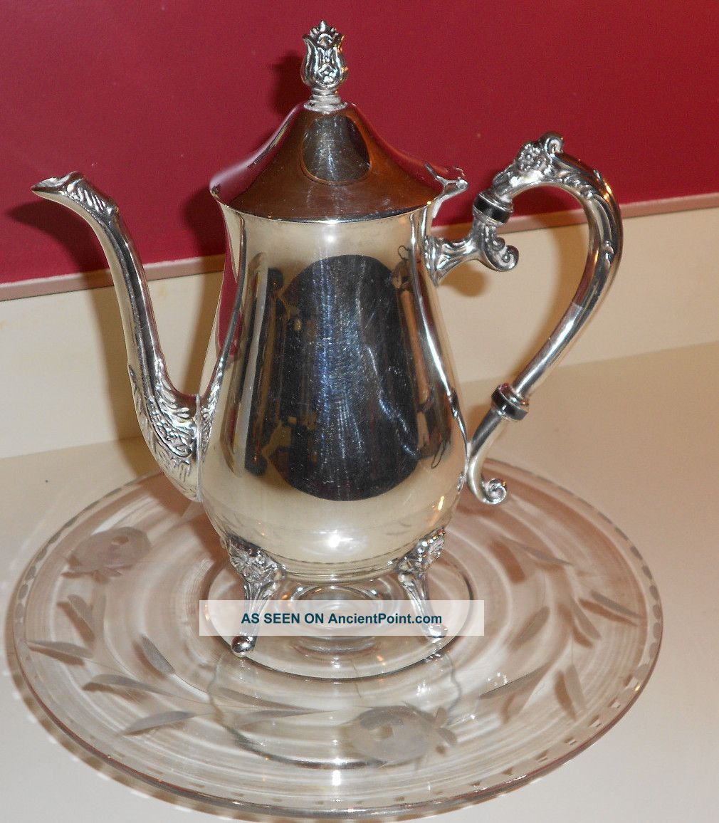 Vintage Leonard Silver Plate Coffee Tea Pot Tea/Coffee Pots & Sets photo