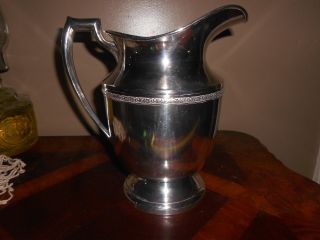 Benedict Silver Plate Water Pitcher photo
