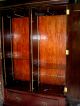 Antique 1880s Armoire Wardrobe W Mirrored Doors & Drawer Base Excellent Cond 1800-1899 photo 4