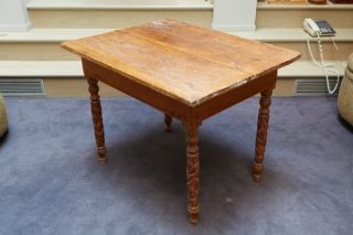 Charming Antique Pine Table - photo