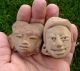 Head Effigies (pair) Chupicuaro Pre - Columbian,  Western Mexico Latin American photo 11