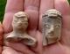 Head Figures,  Pair.  Chupicuaro Pre - Columbian,  Western Mexico Latin American photo 10