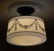 ((wonderful))  Vintage Ceiling Lamp Light Glass Shade Fixture Kitchen Porch Hall Chandeliers, Fixtures, Sconces photo 2