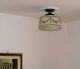 ((wonderful))  Vintage Ceiling Lamp Light Glass Shade Fixture Kitchen Porch Hall Chandeliers, Fixtures, Sconces photo 4