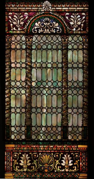 Documented Tiffany Moorish Window From Museum photo