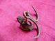 Antique Authentic Islamic Ottoman Empire Hand Forged Iron Meat Grappling Hook Primitives photo 3