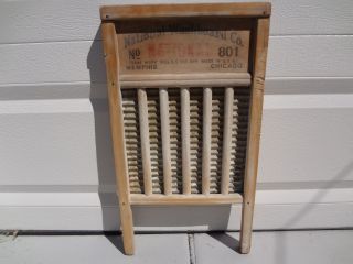 National Washboard Co.  No.  801 The Brass King Top Notch Memphis/chicago photo