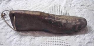 Vintage Wooden Shoe Form,  Old photo