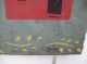Primitive Slate Welcome Sign W/barn & Stencils Distressed Rustic Country Hanger Primitives photo 2