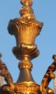 Antique French Chiseled Bronze 6 Arm Light Chateau Chandelier Baroque Rococco Chandeliers, Fixtures, Sconces photo 7