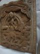 19c Old Rare Handmade Vintage Hindu God Wooden Carved Statue India photo 1