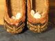 Old Chinese Bound Shoes Silk W/embroidered Flowers Robes & Textiles photo 3