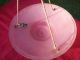 Art Deco Pink Glass Ceiling Light 1920s Lamps photo 2