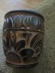 Solid Hand Carved Wood Ginger Jar,  Bowl W/ Lid Hand Made Bowls photo 2