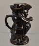 Antique English Brown Toby Snuff Taker Jug Pitcher With Lid 19th C Jugs photo 1