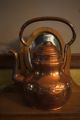 Primitive Large French Copper Tea Kettle Old Country Piece Brevete Lf 4 Primitives photo 1