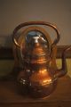 Primitive Large French Copper Tea Kettle Old Country Piece Brevete Lf 4 Primitives photo 2