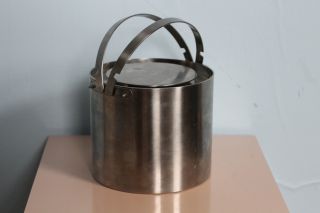 Vintage 1963 Cylinda Ice Bucket By Arne Jacobsen For Stelton Mid Century Modern photo