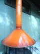 Retro Mid Century Modern Burnt Orange Carousel Freestanding Cone Fireplace Malm Mid-Century Modernism photo 2