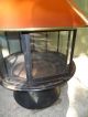 Retro Mid Century Modern Burnt Orange Carousel Freestanding Cone Fireplace Malm Mid-Century Modernism photo 5