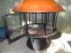 Retro Mid Century Modern Burnt Orange Carousel Freestanding Cone Fireplace Malm Mid-Century Modernism photo 6