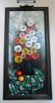W.  Clark Oil Painting,  Mid Century Modern Still Life,  Signed, ,  Amazing Mid-Century Modernism photo 2