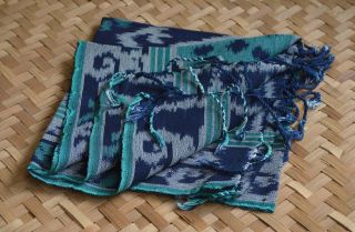 Indonesien Timor Hand Woven Textile Shawl Cloth Fabric Handmade Free S/h Ga26 photo