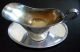 Vintage Serving Apollo Silver Plate Sauce Gravy Boat & Underplate 2piece Set Sauce Boats photo 4