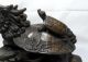 A279 Vintage Chinese Bronze Money Dragon Statue Dragons photo 3