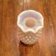 Antique Fenton Hobnail Milk Glass Vase Irridescent Vases photo 1