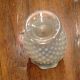 Antique Fenton Hobnail Milk Glass Vase Irridescent Vases photo 3